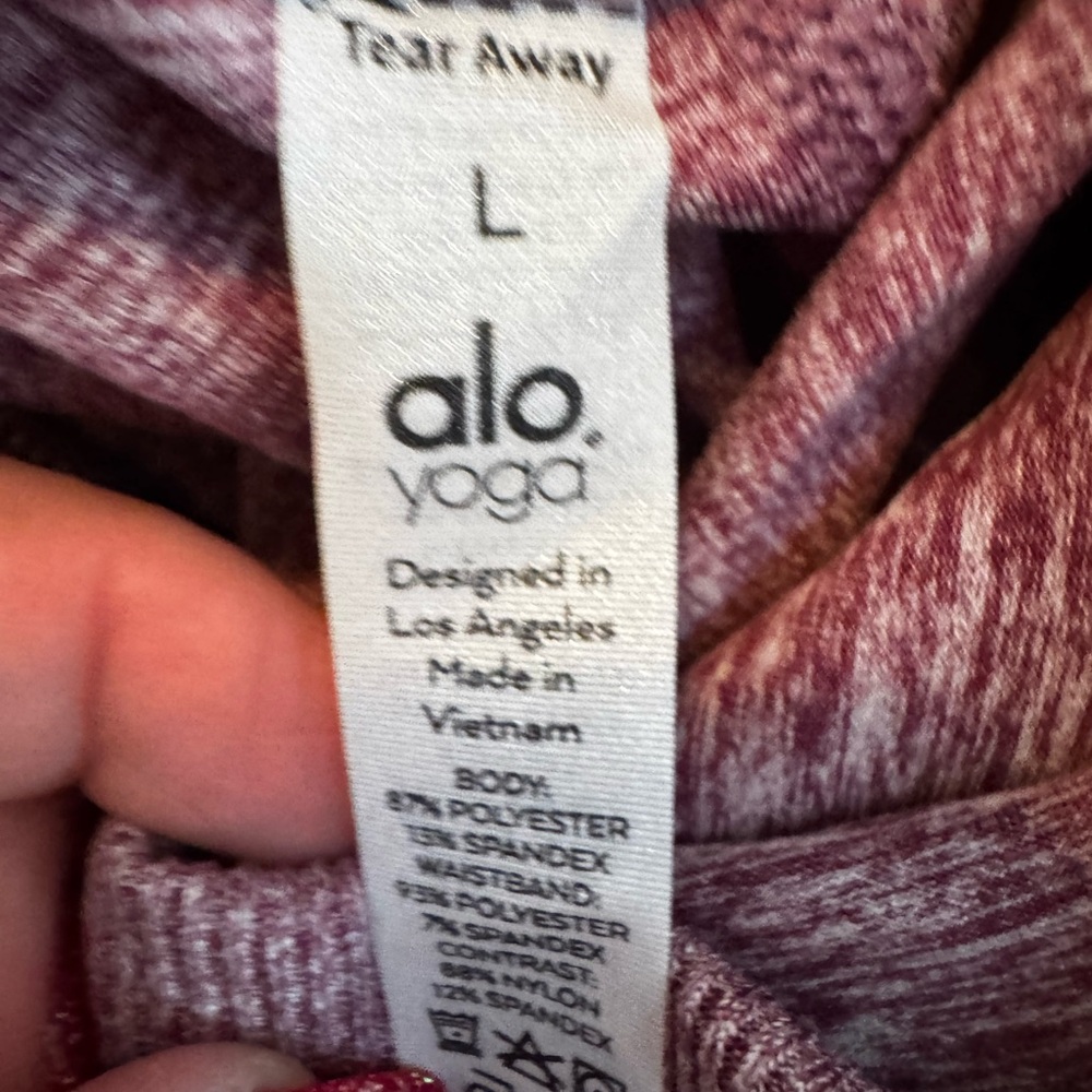 ALO Yoga AloSoft Sheila Legging Dragonfruit Heather/Carmel - Picture 11 of 13